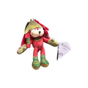 SONIC PRIME NETFLIX Plush Clip-On 15cm 6" Knuckles Keyring Toy - NEW with Tags